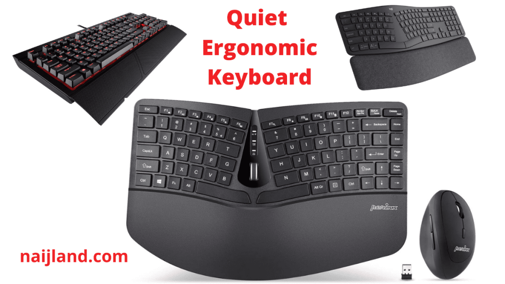 Quiet Ergonomic Keyboard