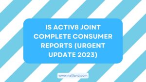 Read more about the article Activ8 Joint Complete Consumer Reports (Urgent Update 2024)