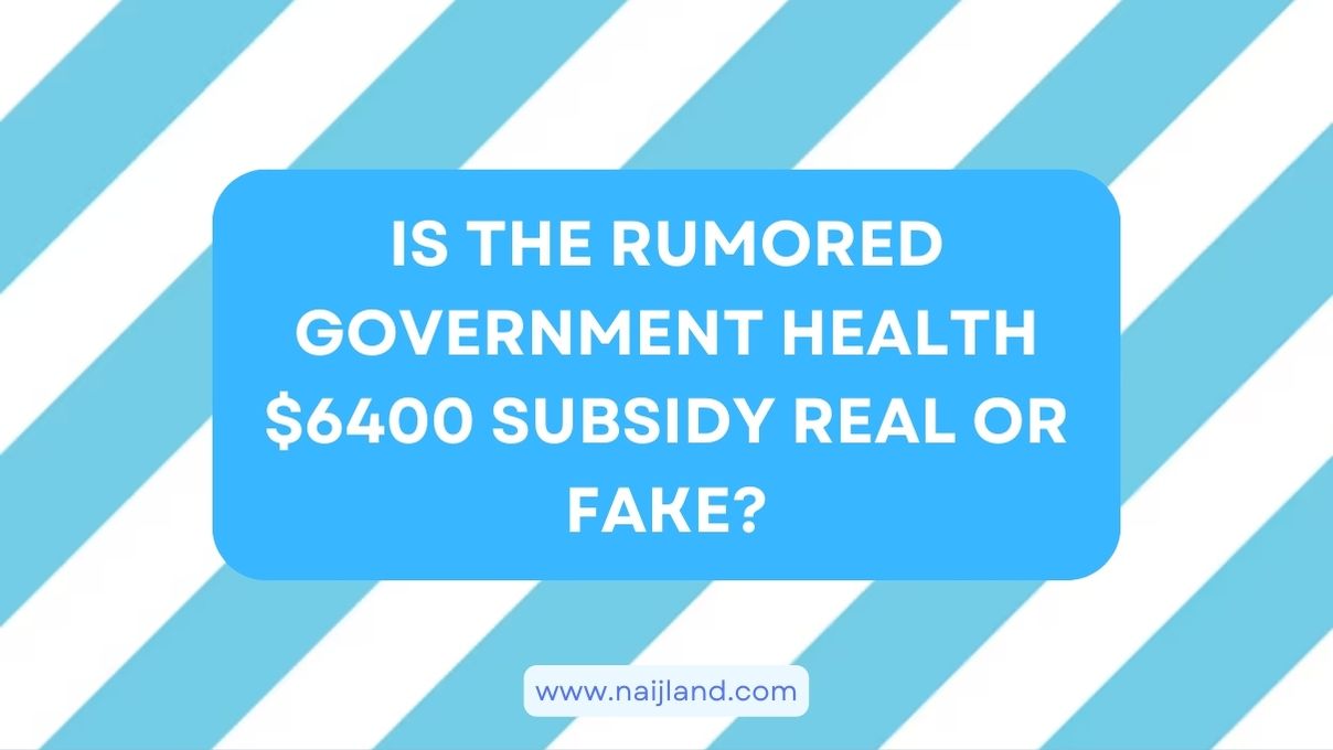 You are currently viewing Is $6400 Subsidy Real or Fake? BEWARE of Fake Rumor