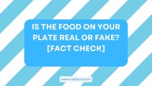 Read more about the article Is the Food on Your Plate Real or Fake? [Fact Check]