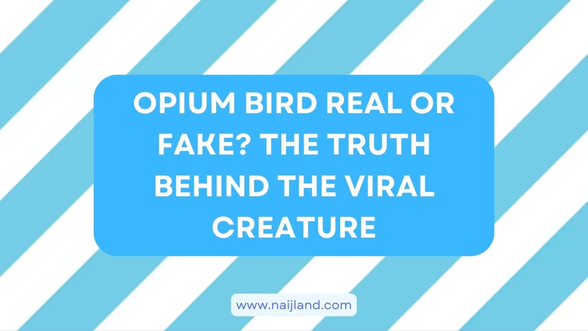 You are currently viewing Opium Bird Real or Fake? Truth Behind This Viral Creature Meme