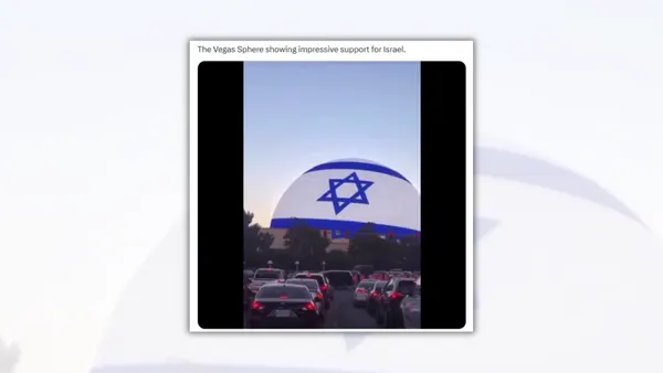 Is the Viral Video of the Israeli Flag Displayed on the Las Vegas Sphere Real or Fake?