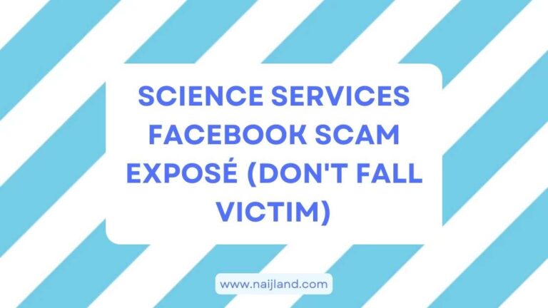Read more about the article Science Services Facebook Scam Exposé (Don’t Fall Victim)