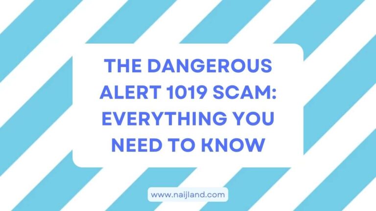 Read more about the article The Dangerous Alert 1019 Scam: Everything You Need to Know