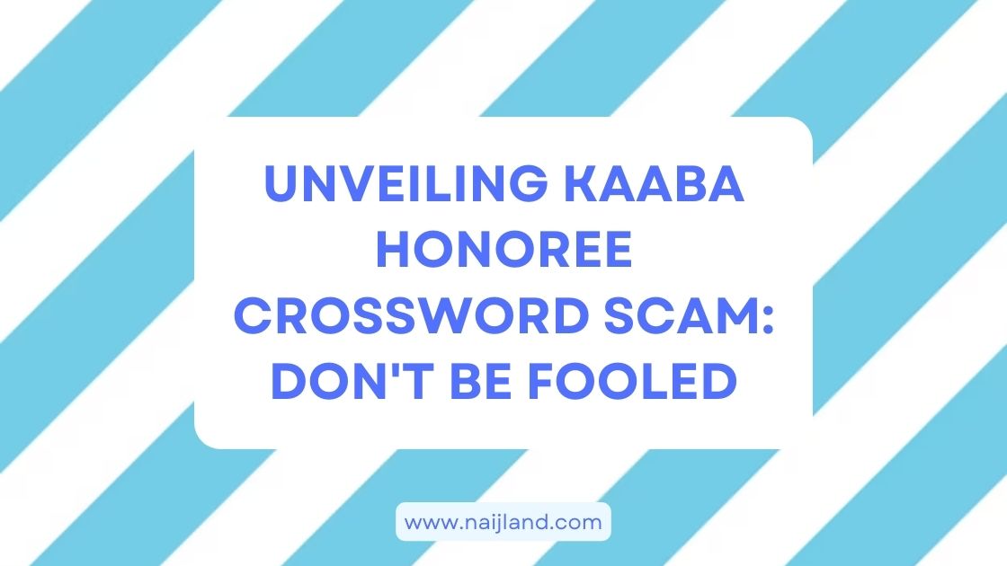 You are currently viewing Unveiling Kaaba Honoree Crossword Scam: Don’t Be Fooled